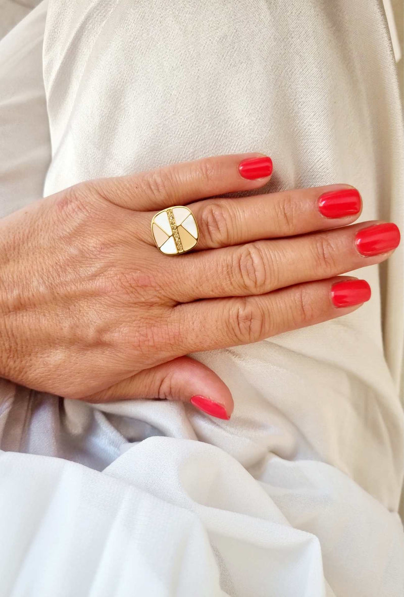Bague NALA Beige