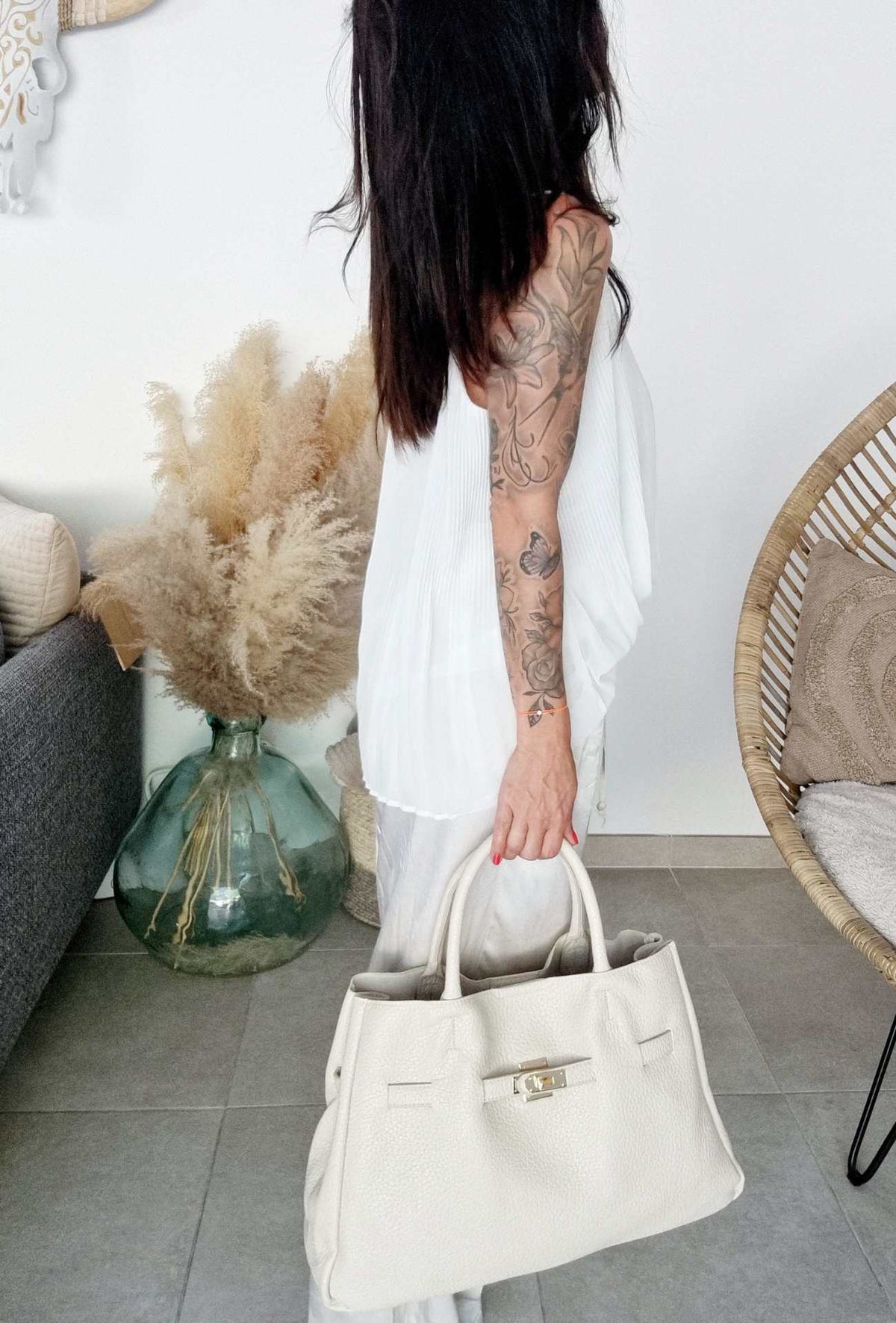 Sac CLAUDINE Blanc cassé