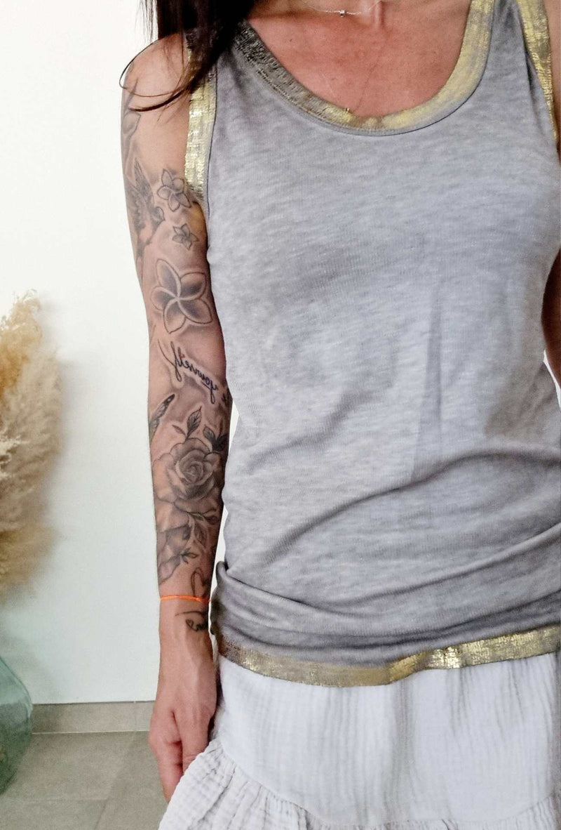 Débardeur DEVA Taupe
