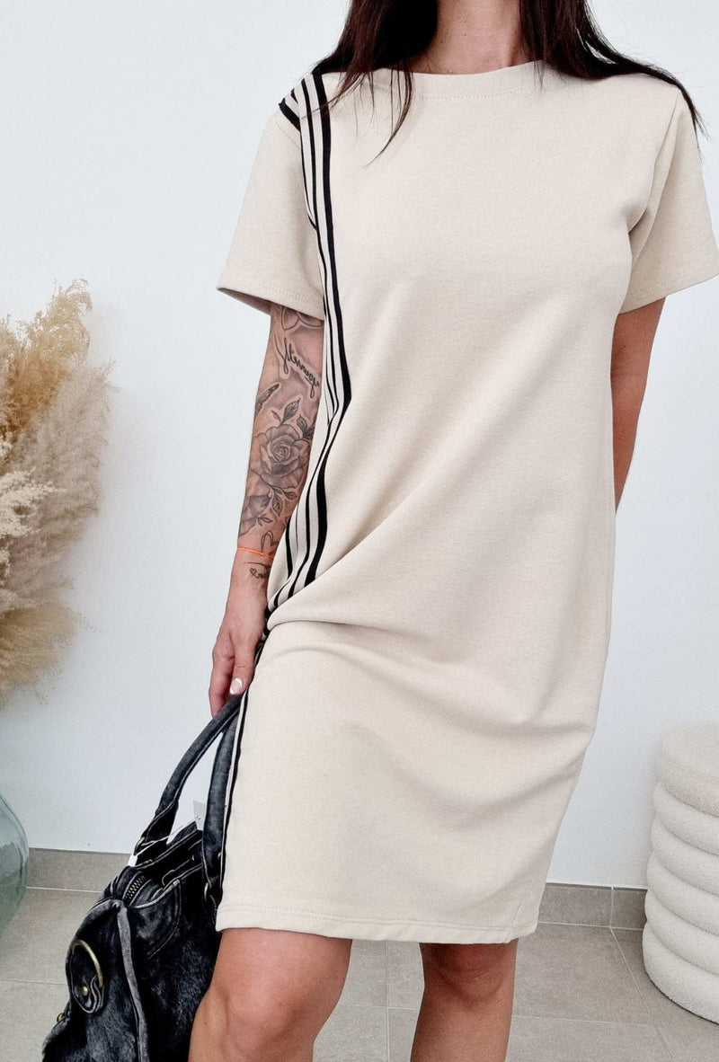 Robe pull MARIA Beige