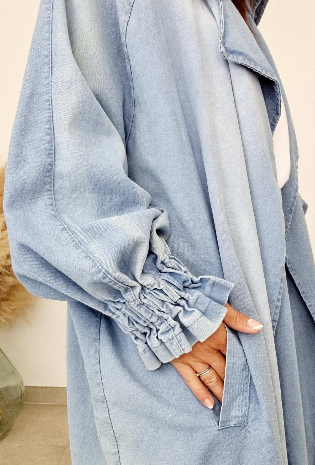 Veste oversize jeans Kimono ROCK