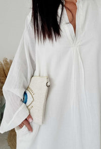 Robe chemise BANDITAS from Marseille blanc
