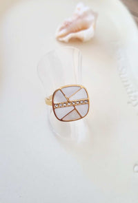 Bague NALA Blanc