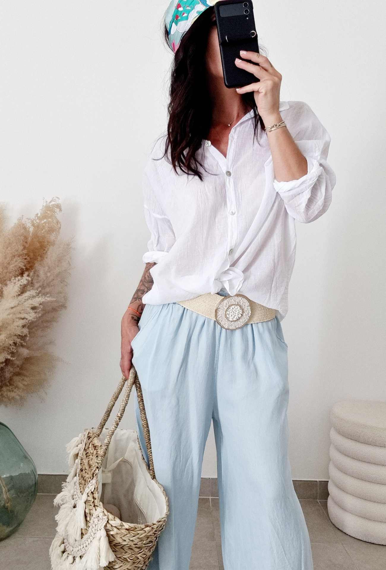Pantalon Fluide Jeans MIKY Elegance et Confort Naturel Hello mary