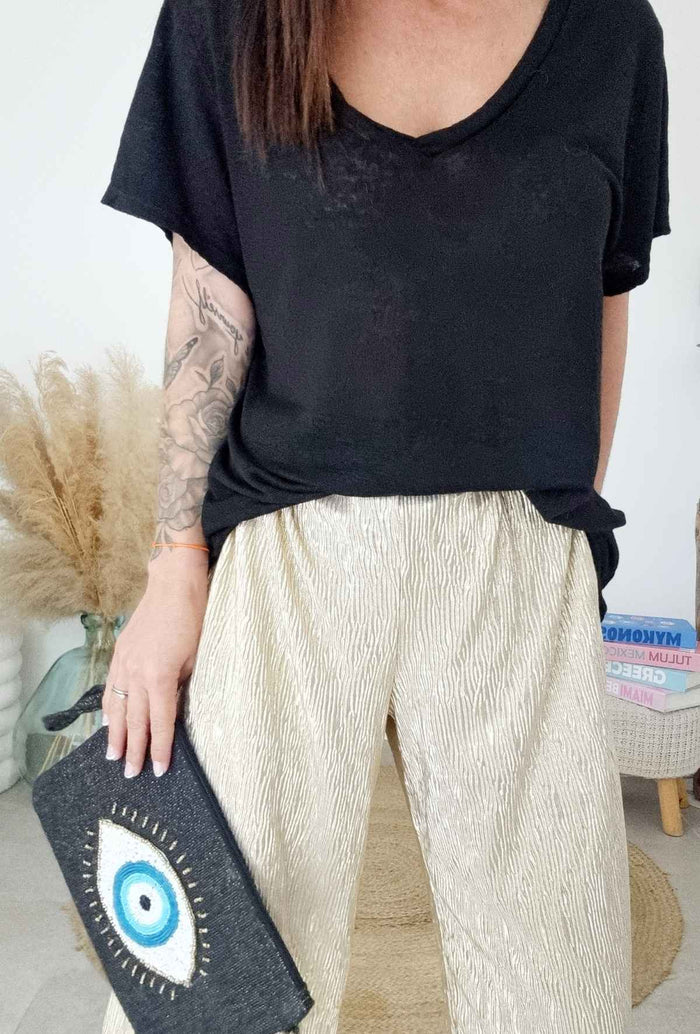 Tee-shirt - LYNE - Noir