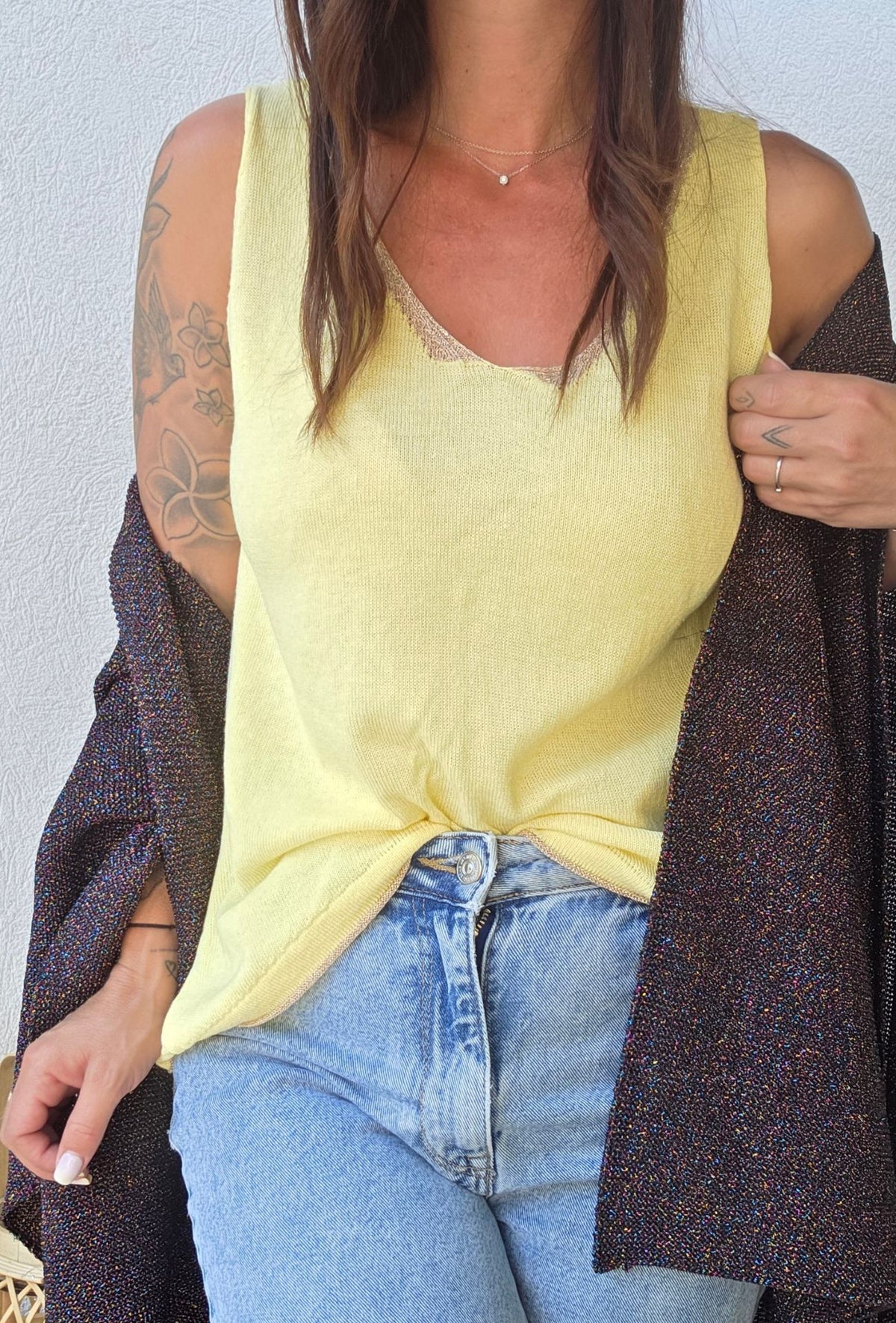 Débardeur MARION jaune