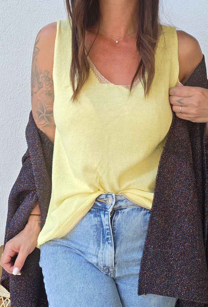 Débardeur MARION jaune