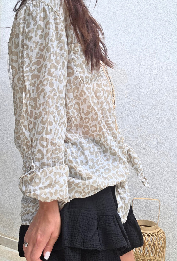 Chemise LEANA beige