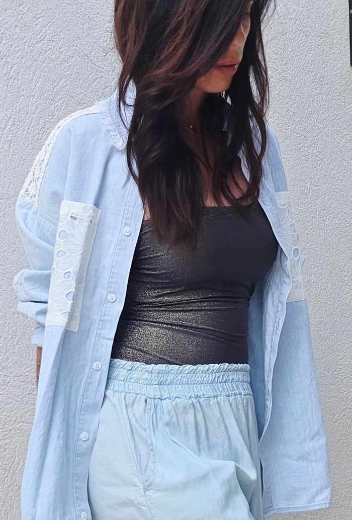 Chemise Jeans LILA bleu clair