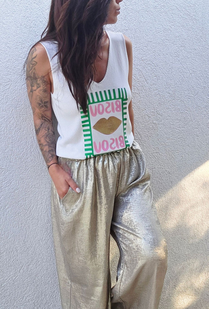 Pantalon ANGELO doré
