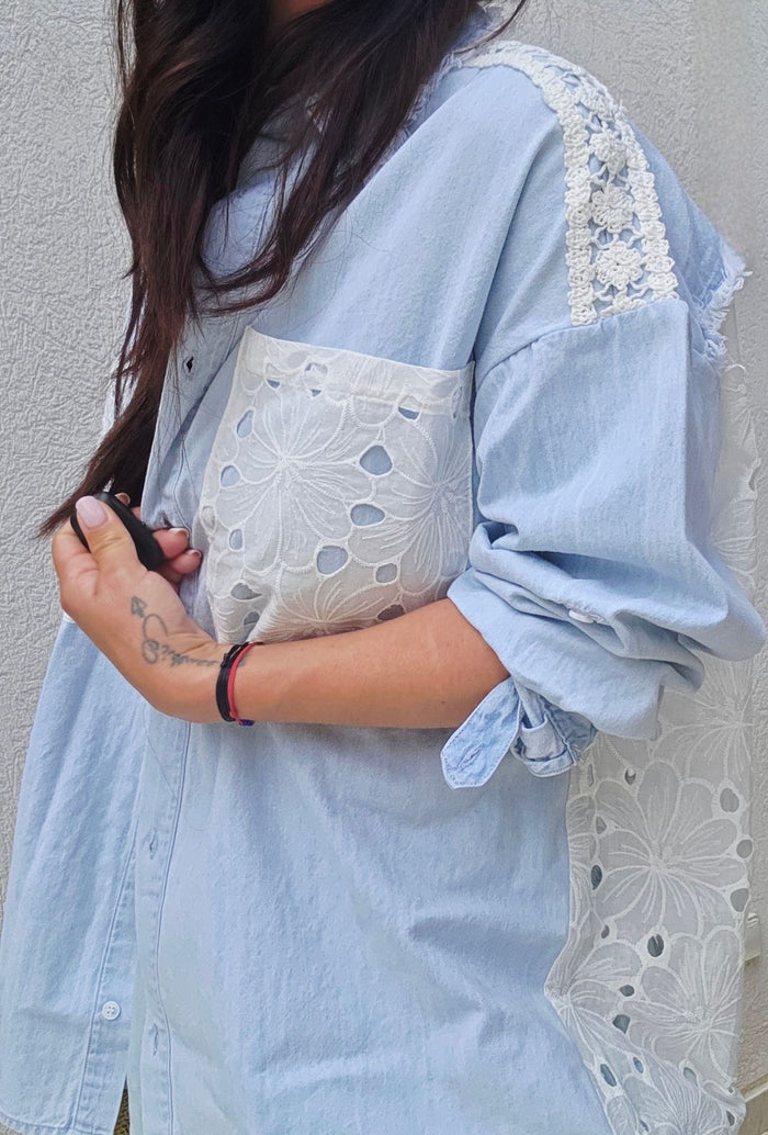 Chemise Jeans LILA bleu clair