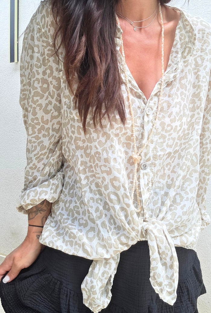 Chemise LEANA beige