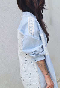 Chemise Jeans LILA bleu clair