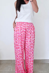 Pantalon ROXANE rose-orange