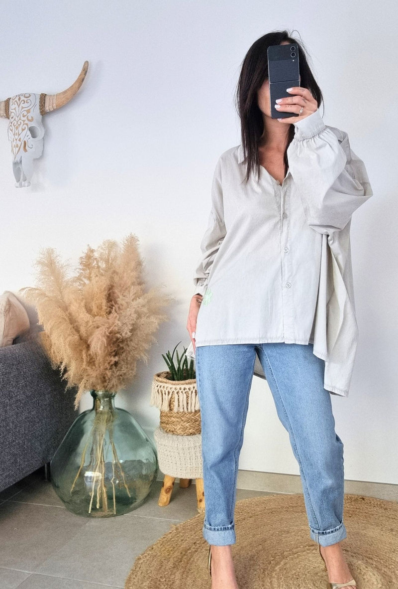 Chemise CHRISTINE sable