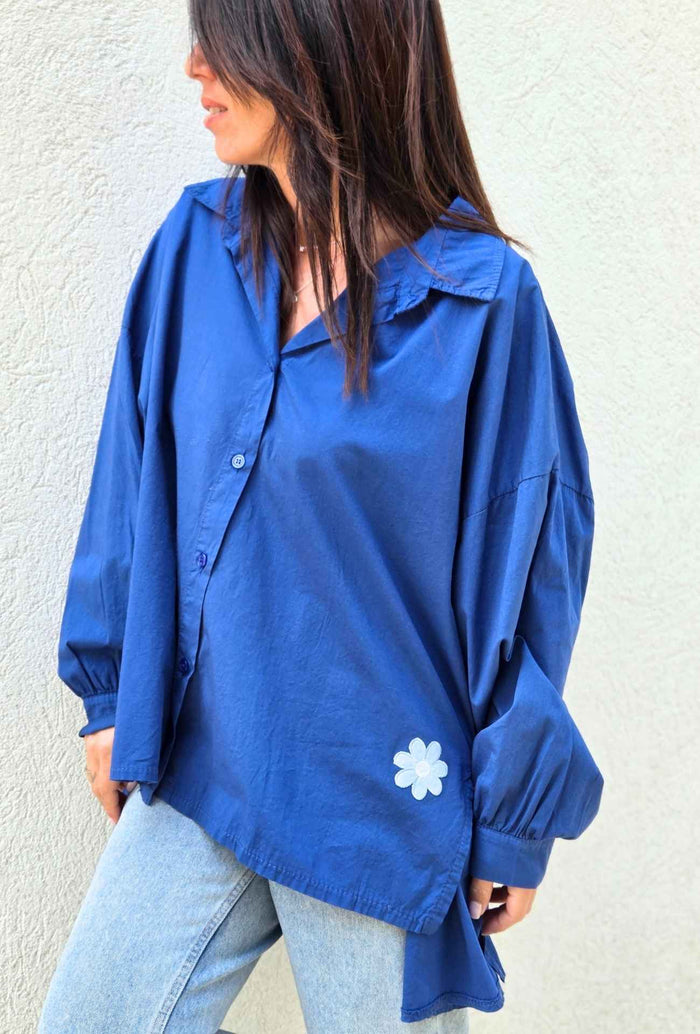 Chemise CHRISTINE bleu