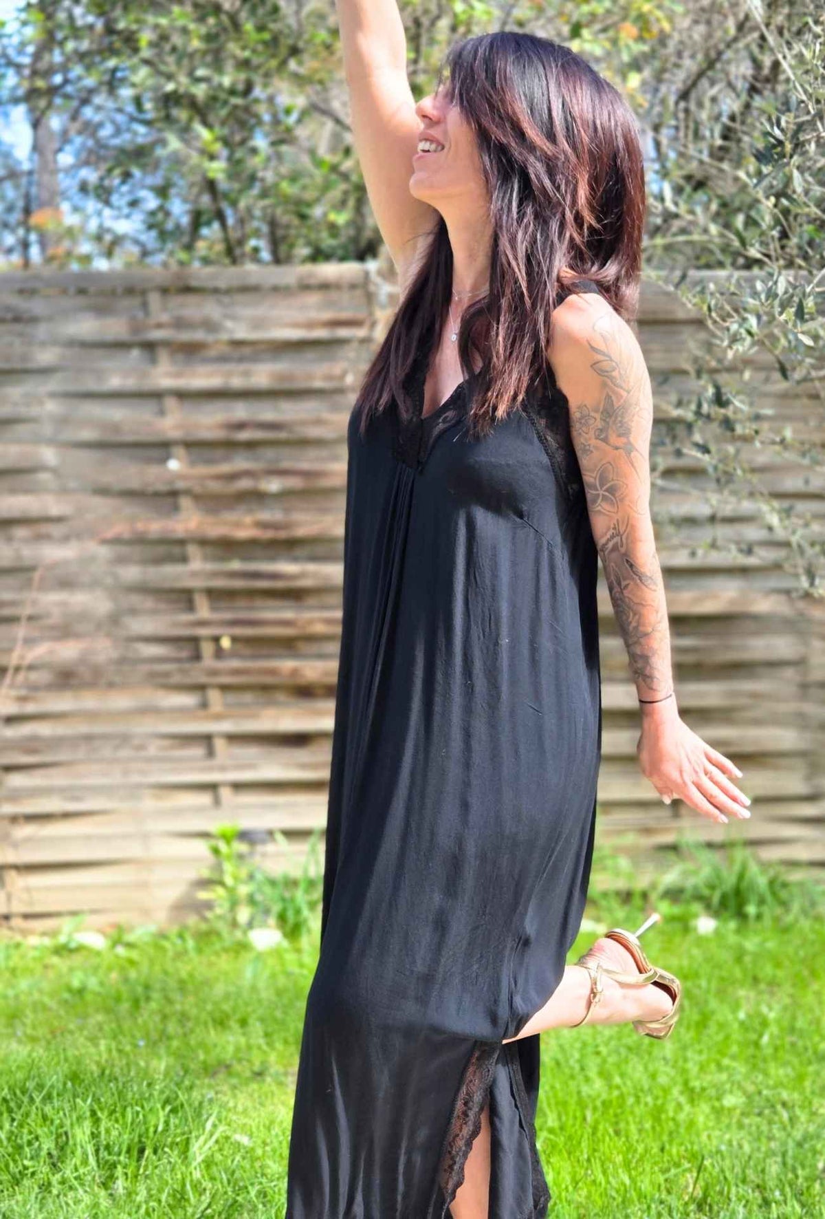 Robe Ines noir