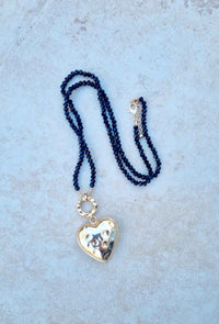 Collier coeur dorée
