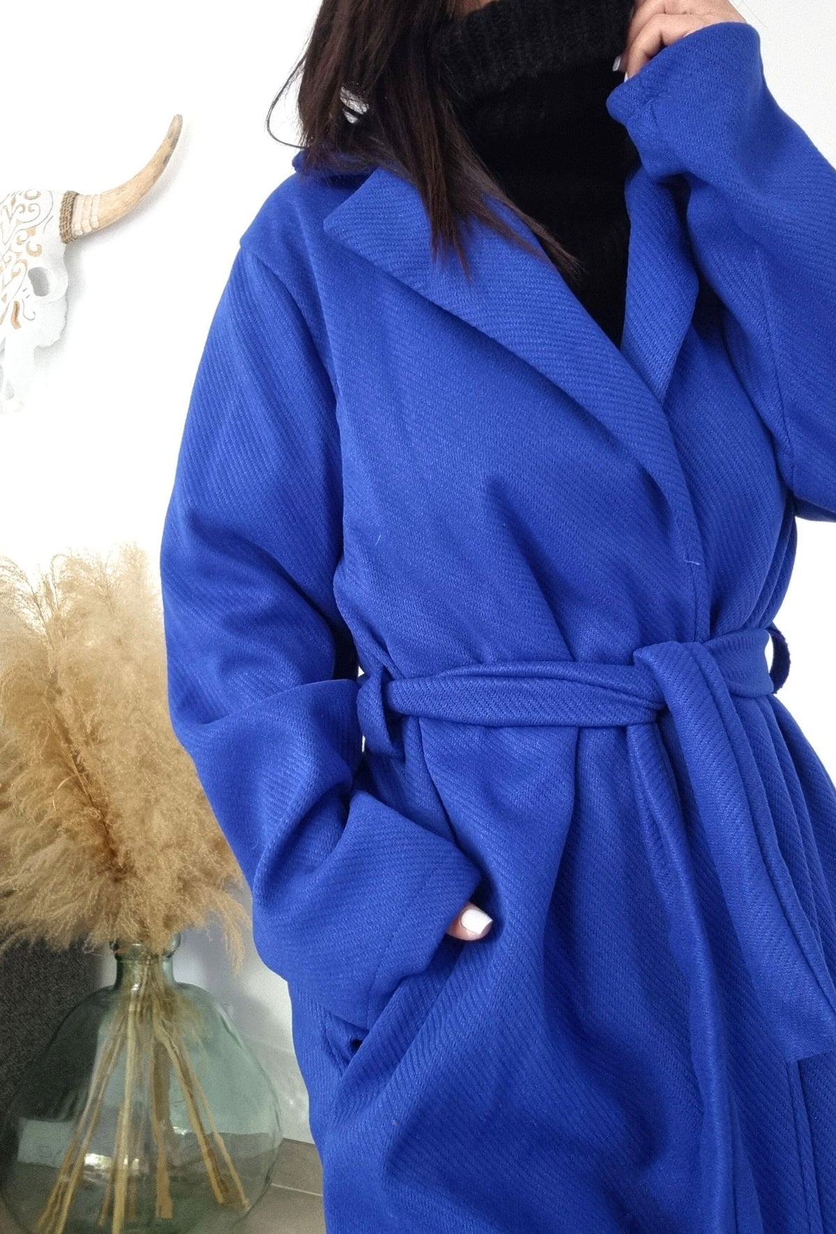 Manteau AMELIE Bleu roi