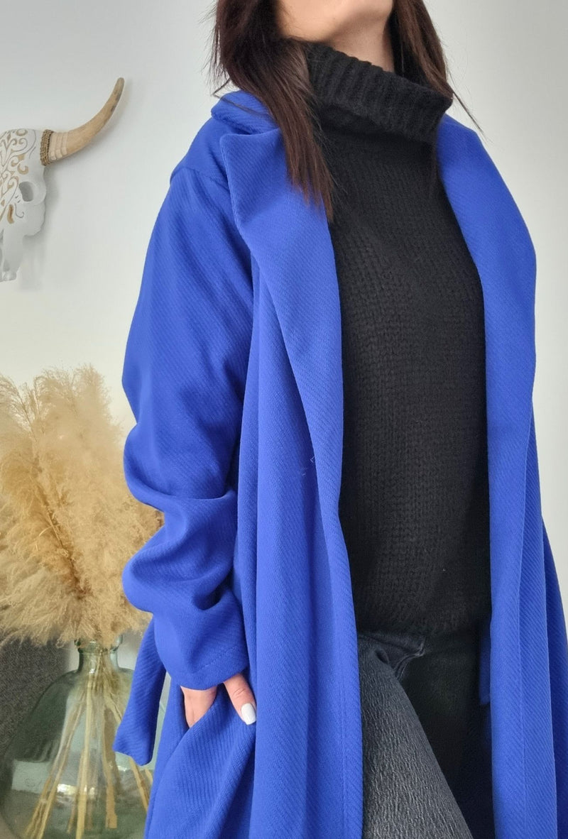 Manteau AMELIE Bleu roi