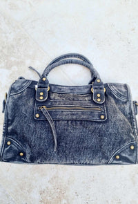 Sac jeans noir EMILIE