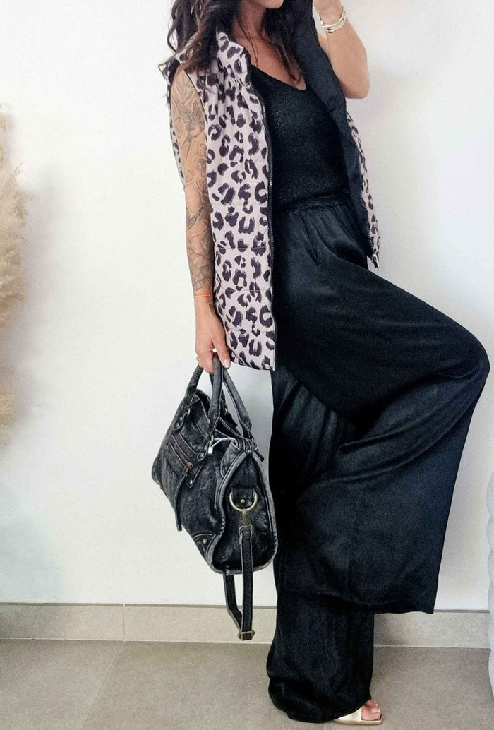 Pantalon fluide satiné MAYLIS