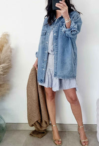 Robe courte rayures Mila