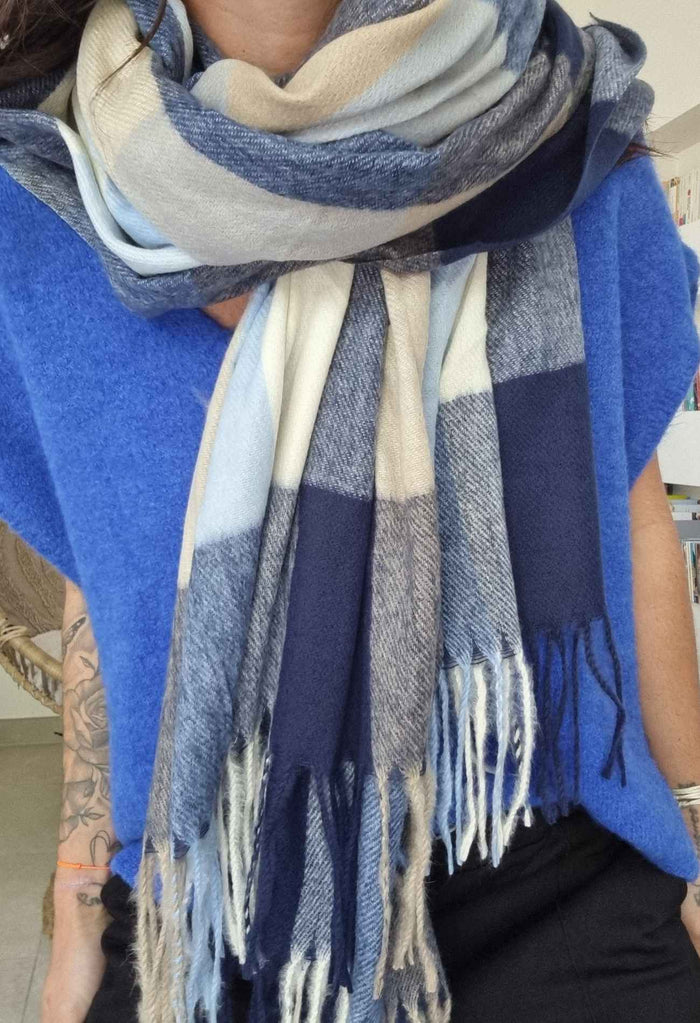 Echarpe MELINA bleu