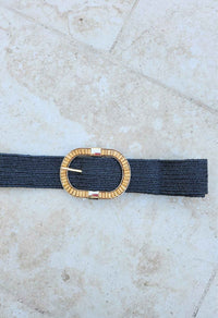 Ceinture ONDO multicolore noir