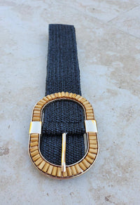 Ceinture ONDO multicolore noir