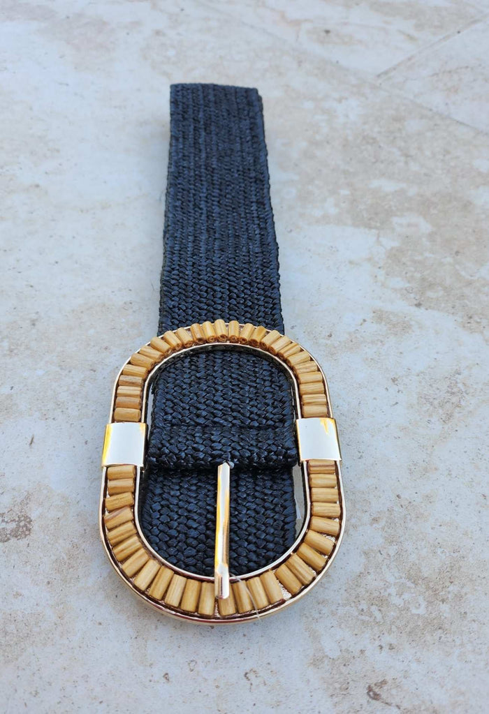 Ceinture ONDO multicolore noir