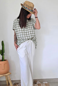 Chemisier CARO Kaki