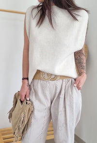 Pull sans manches SISSI Sable