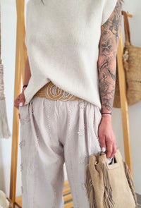 Pantalon Carole Beige