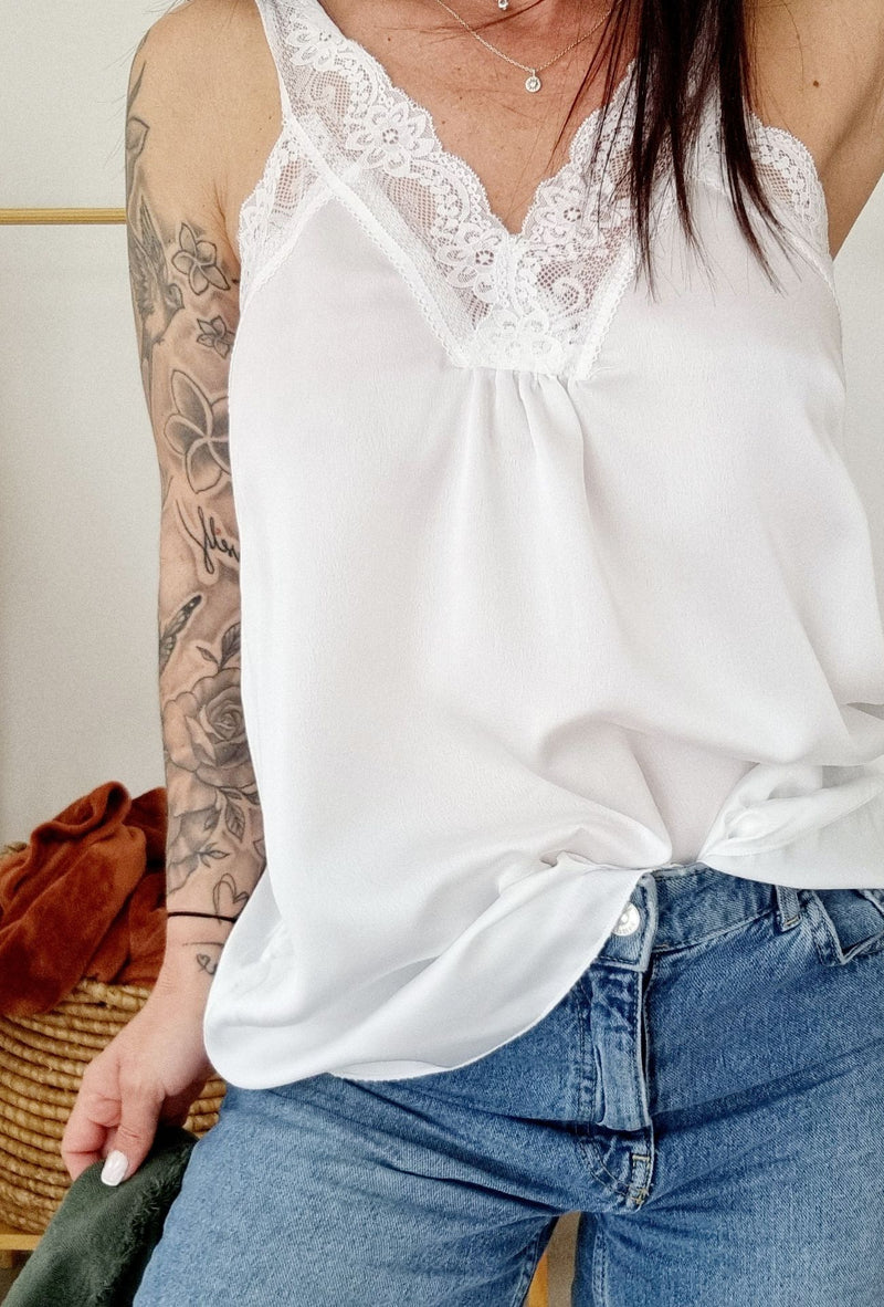 Top CLELI Blanc