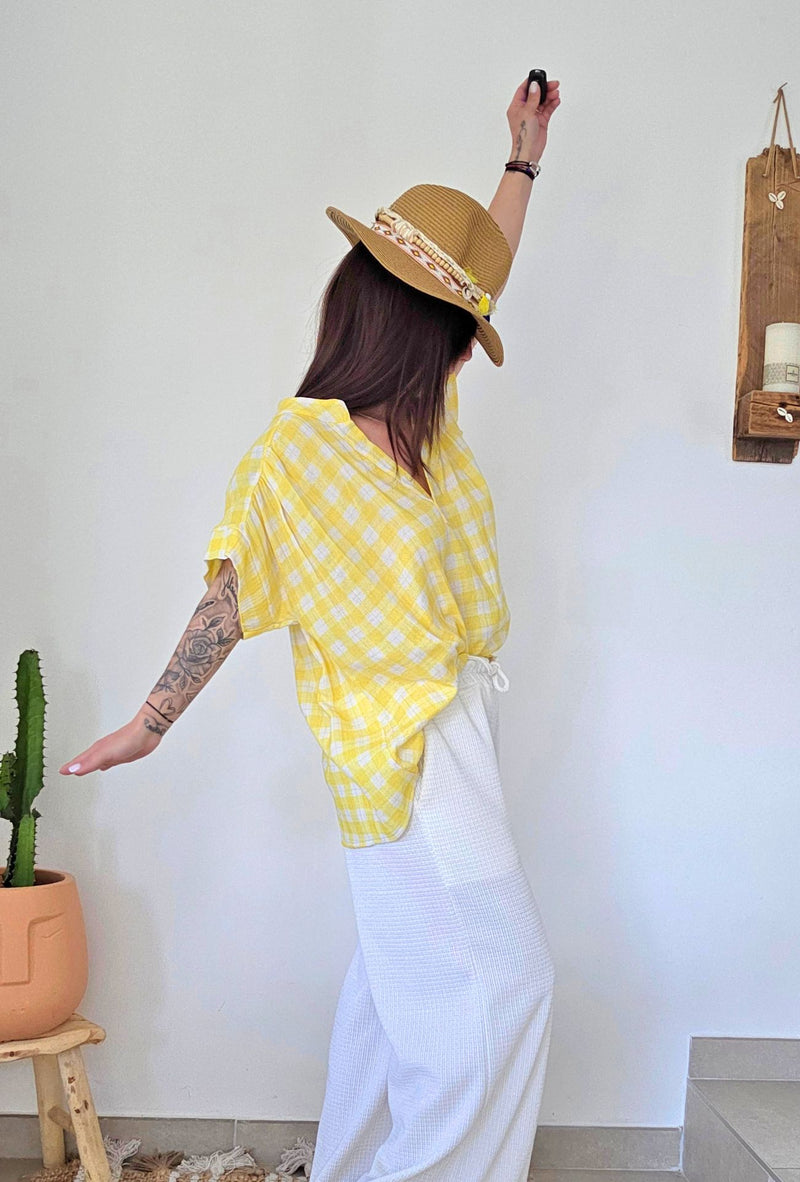 Chemise CARO jaune