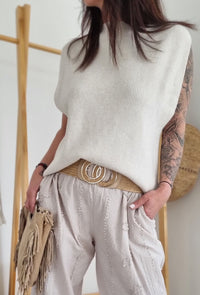Pull sans manches SISSI Sable