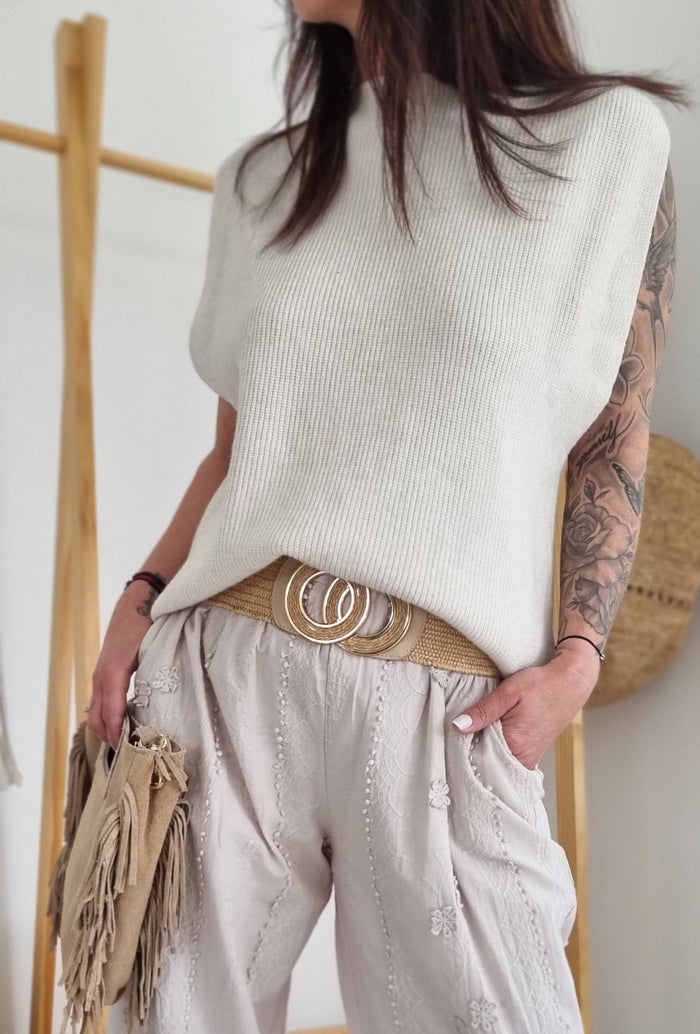 Pull sans manches SISSI Sable