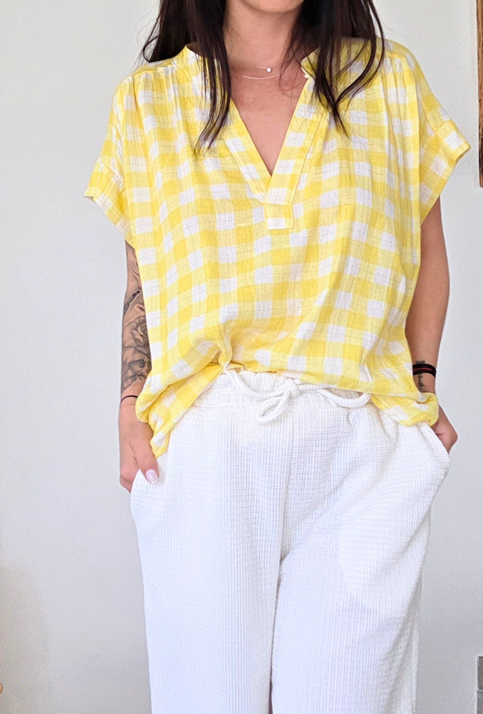 Chemise CARO jaune