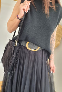 Pull sans manches SISSI Noir