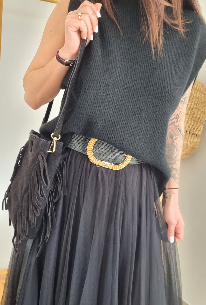 Pull sans manches SISSI Noir