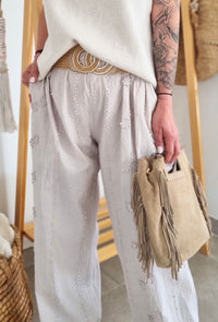 Pantalon Carole Beige