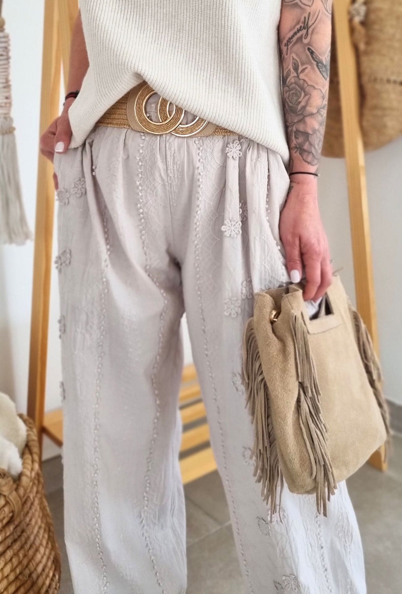 Pantalon Carole Beige