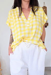 Chemise CARO jaune
