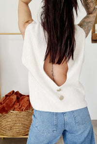 Pull sans manches SISSI Sable