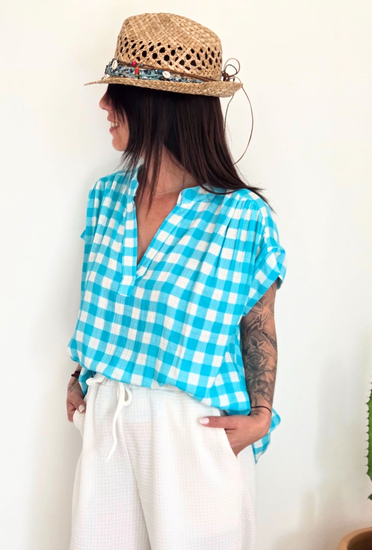 Chemise CARO bleu