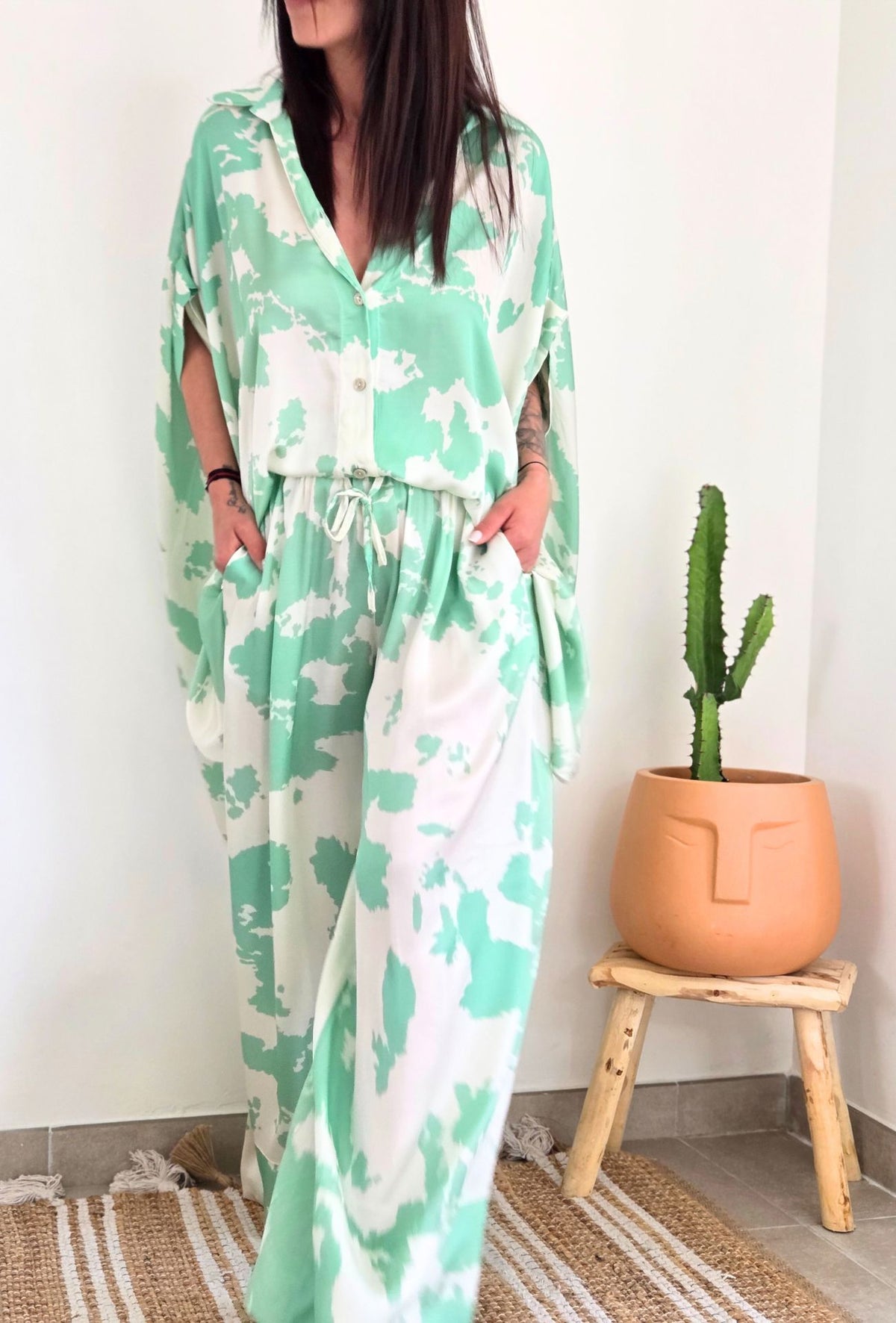 Blouse EVANA vert