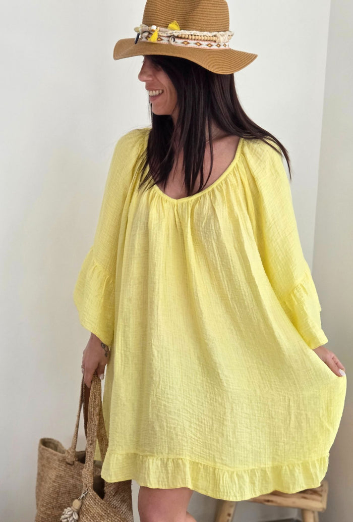 Robe SOFIA Jaune