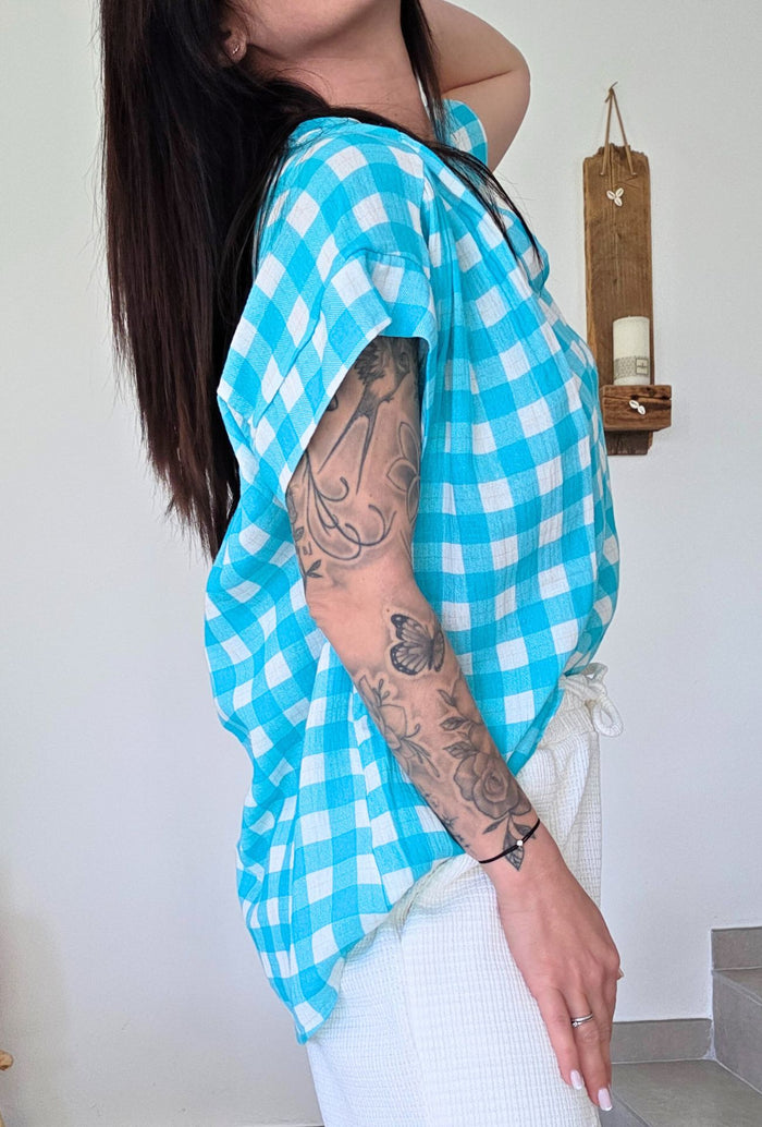 Chemise CARO bleu