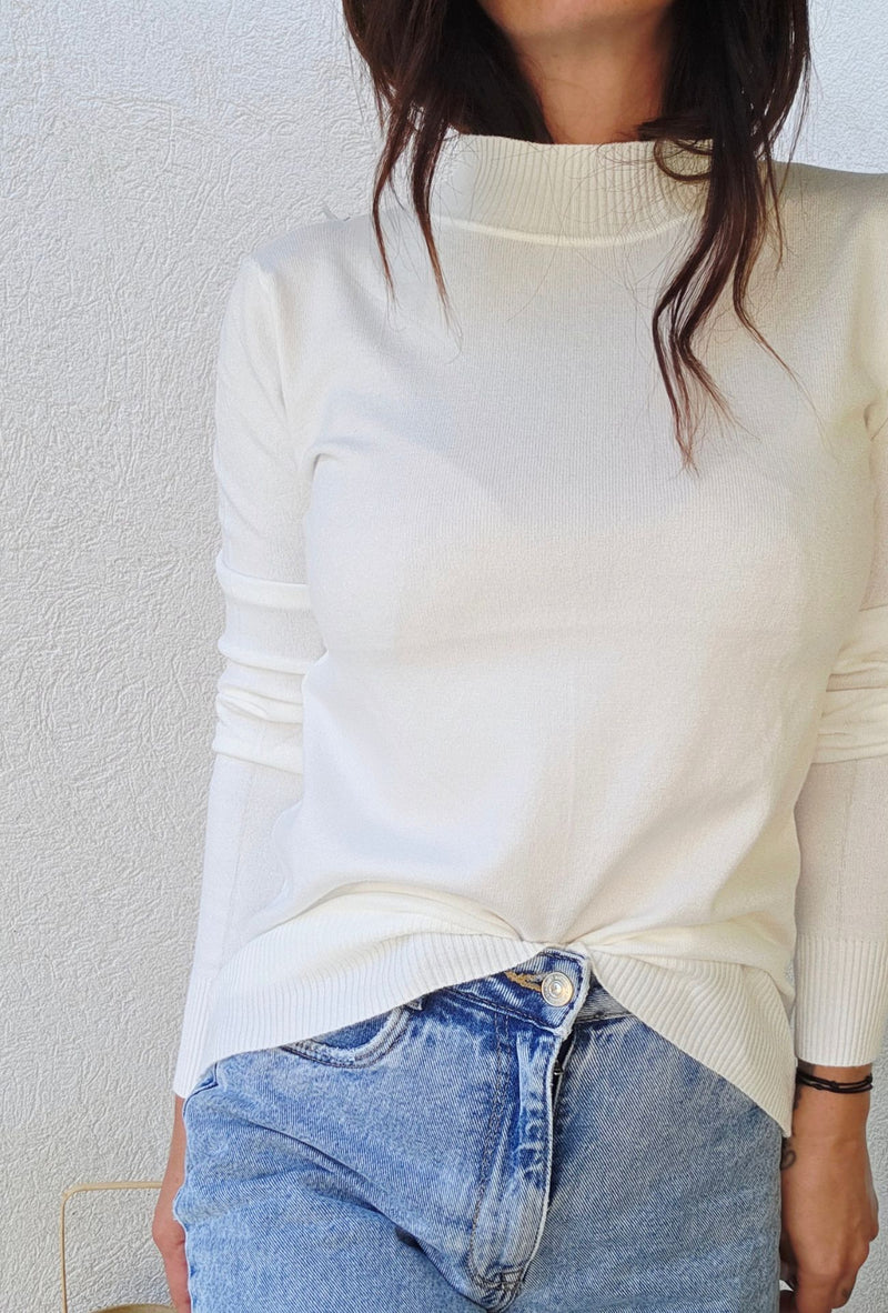 Pull ROMY - blanc